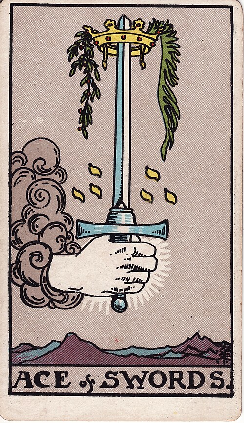 The Ace of Swords tarot card