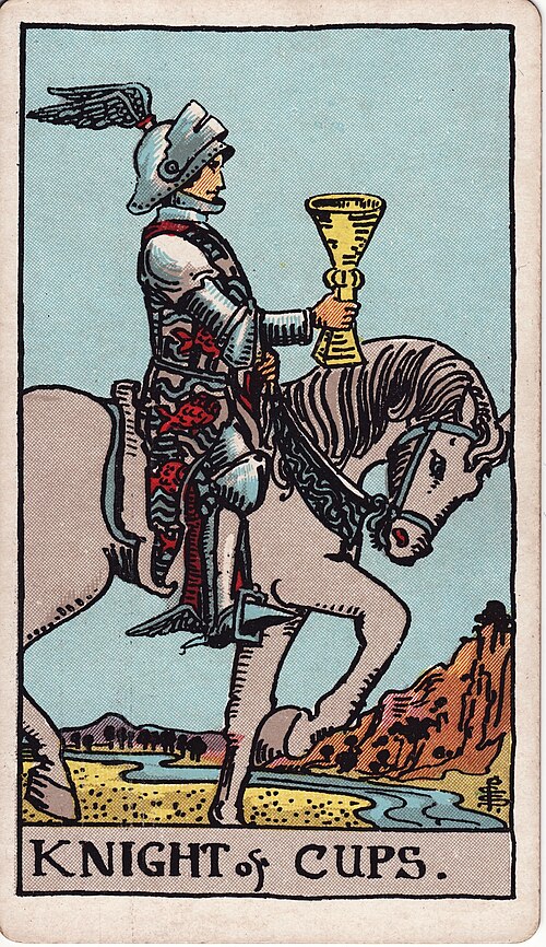 The Knight of Cups tarot card