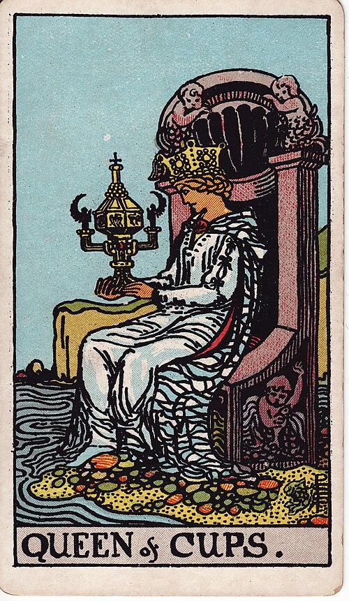 The Queen of Cups tarot card