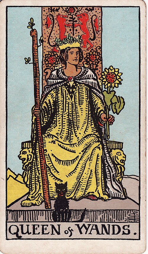 The Queen of Wands tarot card