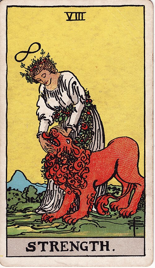 The Strength tarot card
