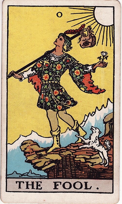 The The Fool tarot card