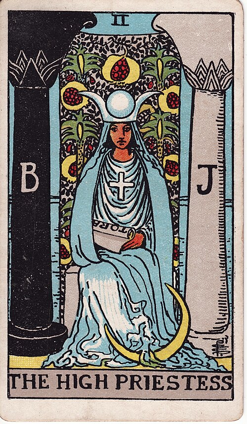 The The High Priestess tarot card