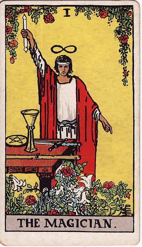 The The Magician tarot card