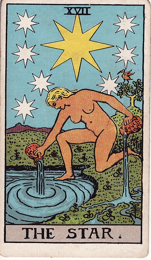 The The Star tarot card