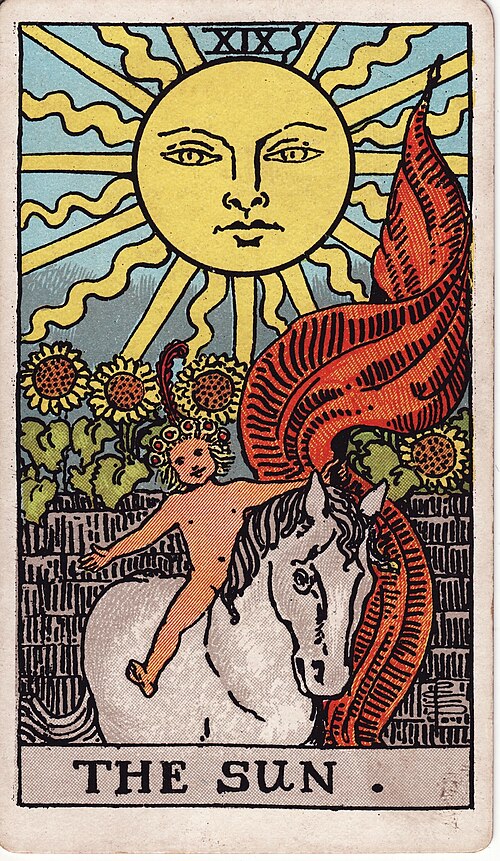 The The Sun tarot card