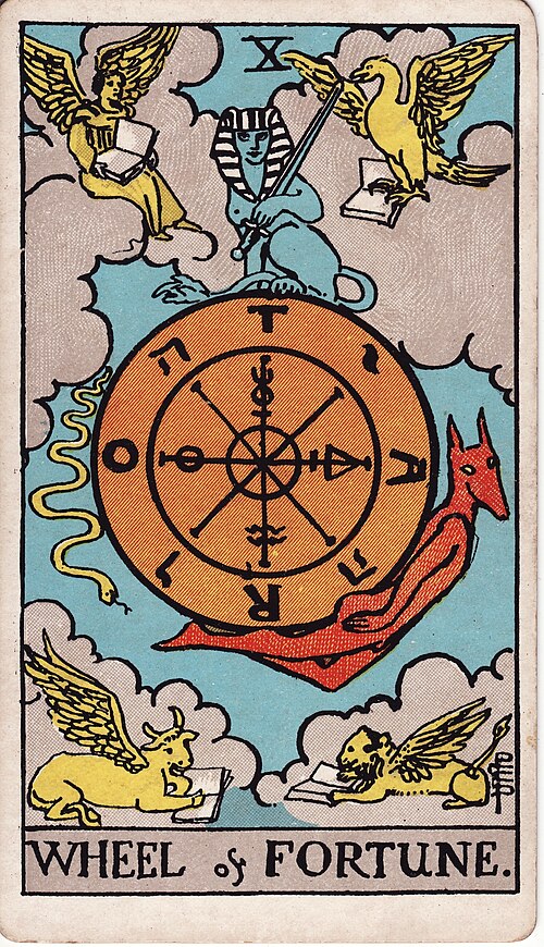 The Wheel of Fortune tarot card